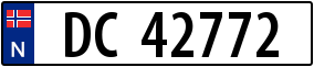 Truck License Plate